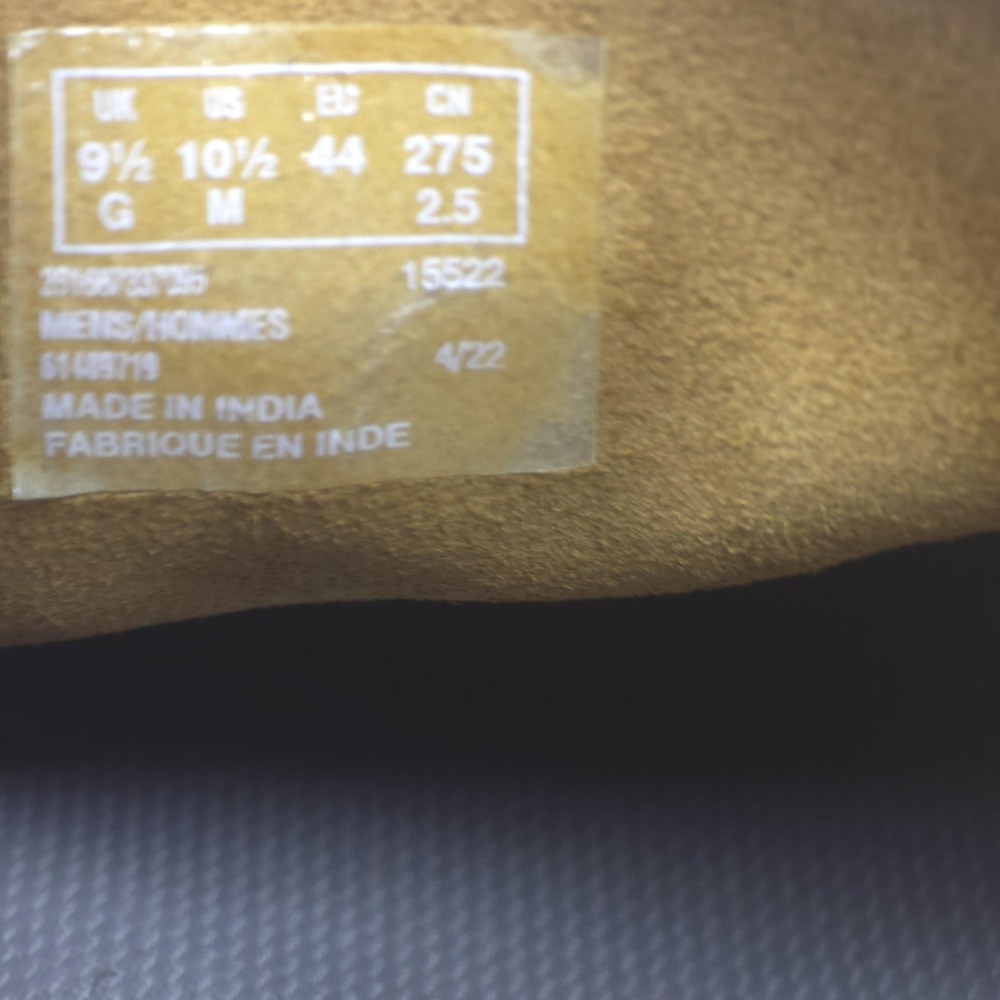 Clarks Shoes Mens Size 10.5 Brown Nubuck Lace Up Moccasin Crepe Sole Casual - Picture 8 of 12